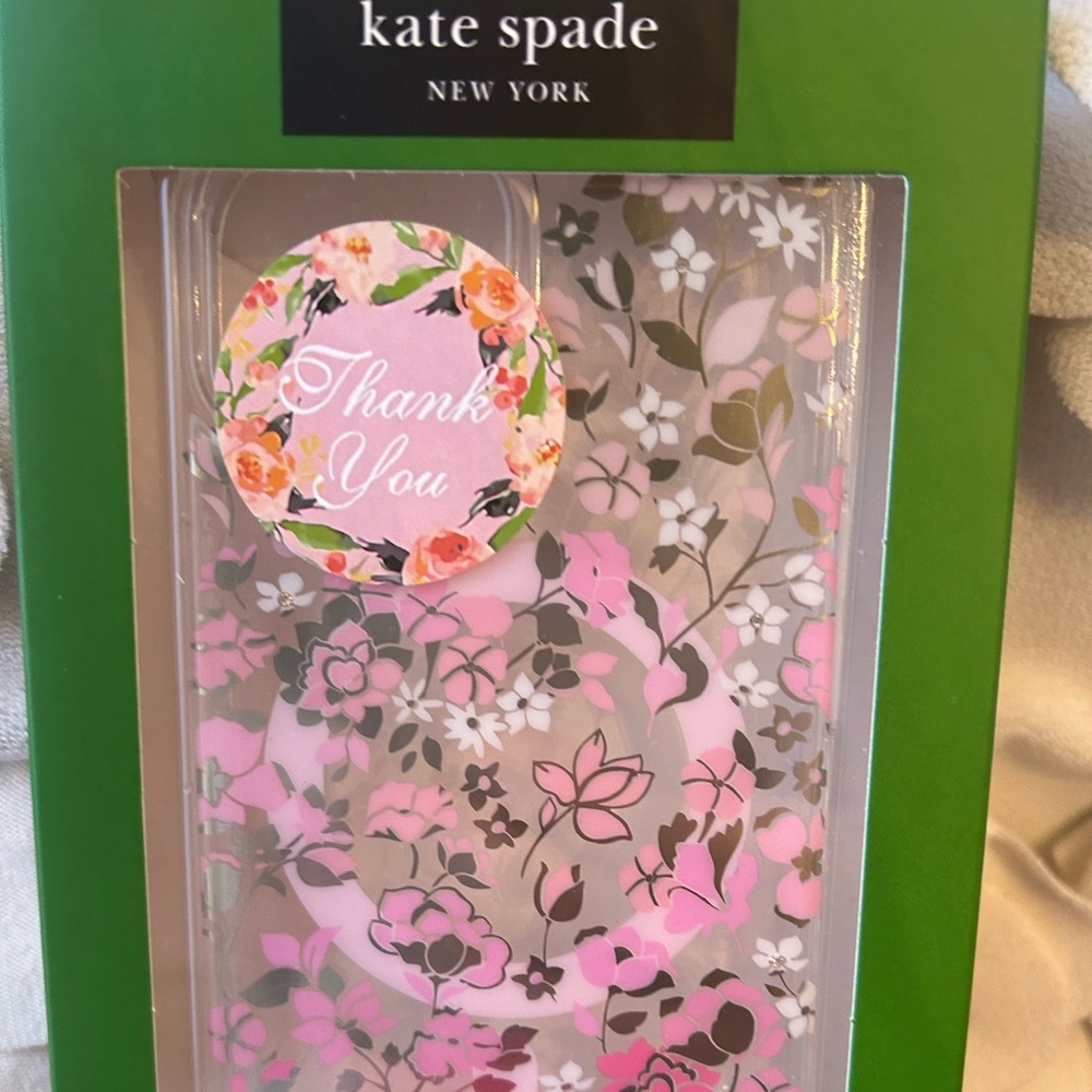 Kate Spade Pink Floral Phone Case